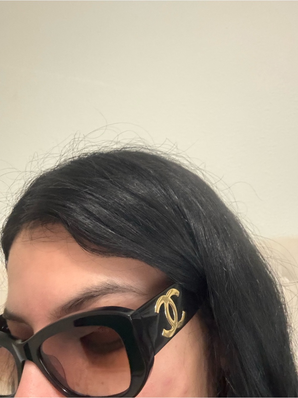 Chanel Rectangle sunglasses black - Picture 8 of 9